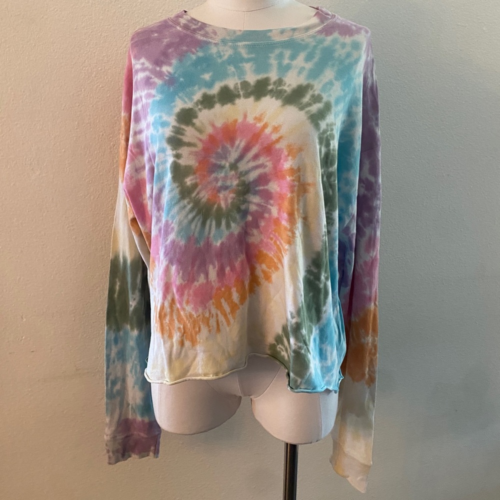 Daydreamer Multicolor Tie-Dye Long Sleeve Top